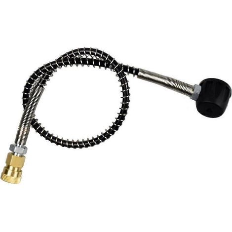 Adaptateur de conversion pour étrier vers connecteur de gonflage rapide 8 mm pour flexible de gonflage, compatible avec les gilets stabilisateurs de plongée standard. (1/5)