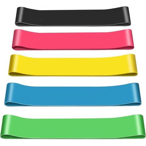 HONORNIC - Bande élastique de haute qualité, fabriquée dans un matériau doux pour la peau, adaptée à l'entraînement et au yoga. (1/5)