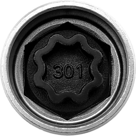 Douille de remplacement pour écrou de roue antivol Mercedes-Benz Security Master 301 (1/4)
