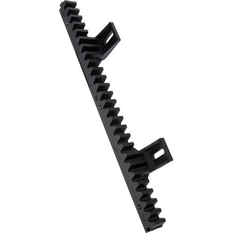 Crémaillère pour portail coulissant - 33 cm - Corps en Nylon avec insert en acier - Visserie Fournie
