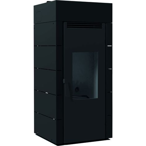 FM Poêle à granulés canalisable BP-701 17,5kW Noir