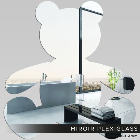 Miroir Plexiglass - Ourson - 30x31 cm (1/2)