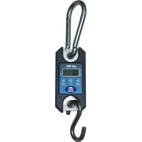 Gancho pesador digital hasta 300 kg con 2 pilas AAA