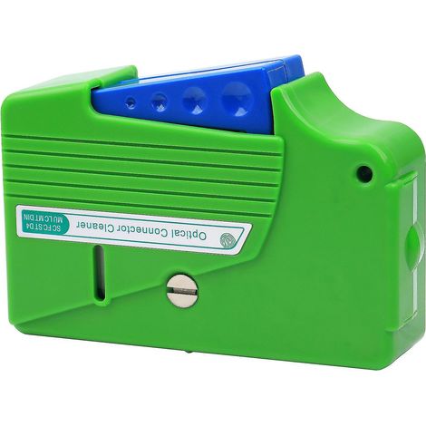 Boîte de nettoyage de la face d'extrémité de la fibre, cassette de nettoyage des fibres, outil d'essuyage de la fibre Ftth