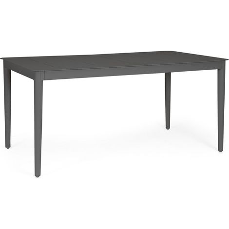 Tavolo in Alluminio con prolunga automatica 160X90 Antracite (1/4)