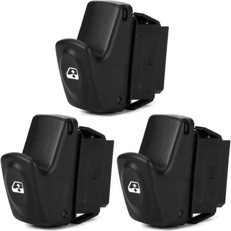 3 pièces voiture électrique lève-vitre interrupteur 7700838100 remplacement adapté pour Renault (1/5)