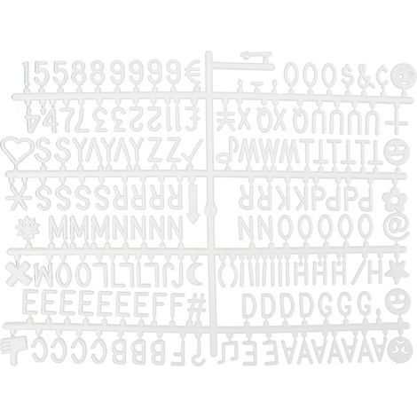 Lavagna con lettere in feltro personalizzabile - Numeri e lettere rimovibili per la decorazione della stanza - Nero (1/5)