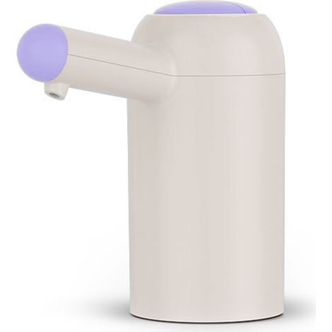 Pompe à eau électrique sans fil pour bidon, distributeur automatique d'eau en baril, blanc + violet (1/5)