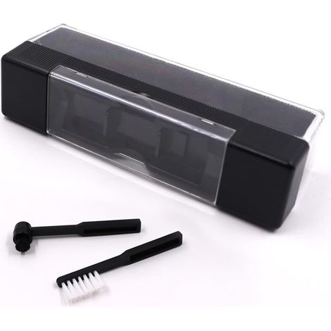 Kit de nettoyage de disques vinyles, brosse de nettoyage en velours antistatique 3 en 1, avec brosse de nettoyage anti-poussière et brosse de nettoyage d'aiguille de disque pour tourne-disque (1/5)