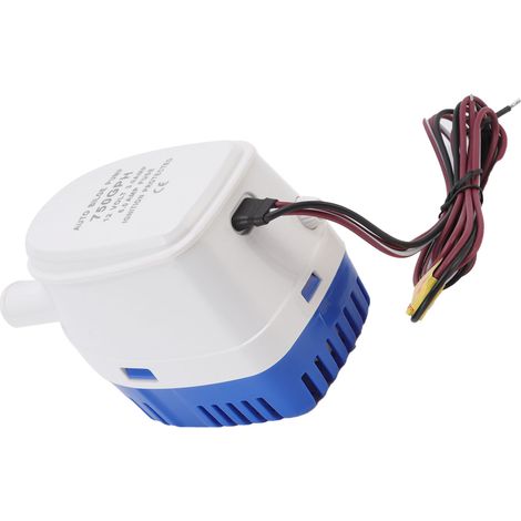 Pompe de cale submersible 12V avec interrupteur à flotteur - Mini pompe multifonction résistante aux chocs, fusible 3A/6A