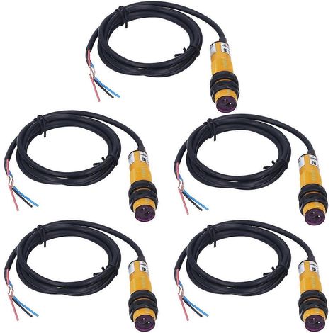 Stück Infrarot-Lichtschrankenschalter NPN, normalerweise geschlossen, 5 bis 30 cm Erfassungsbereich, fotoelektrischer Sensor, DC10‐