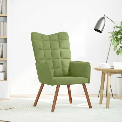 Maison Exclusive - Relaxsessel Hellgrün Samt (1/5)