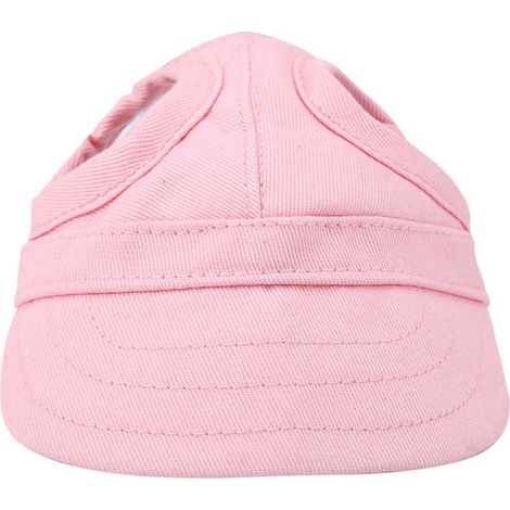 Casquette de baseball pour chien ou chat, style extérieur, avec bande ajustable, idéale pour les voyages et le sport en été (rose, taille L) (1/5)