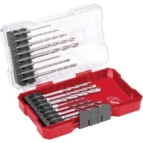Einhell 108953 16 parti Assortimento punte universali Metallo, Pietra, Calcestruzzo, Legno, Muratura 2 mm, 3 mm, 4 mm, (1/7)