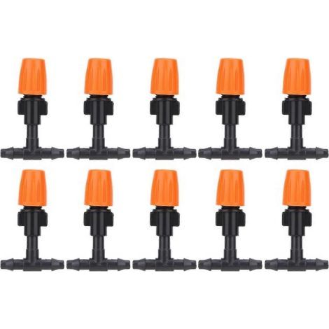 Precision Watering Accessories, Adjustable Micro Spray Nozzles For Wide Application, 10Pcs Premium Material Emitters, Garden Irrigation System (1/5)
