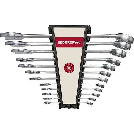 GEDORE red Jeu de cle mixte 12 pieces. 10,11,12,13,14,17,19, 22,24,27,30,32 (1/10)