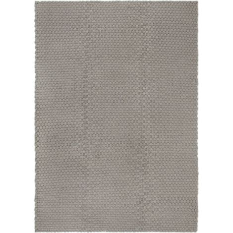 Teppich Rechteckig Grau 160x230 cm Baumwolle