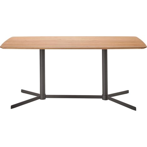 Mömax Esstisch Valletta Schwarz/Eiche ca. 180x90x76 (1/5)