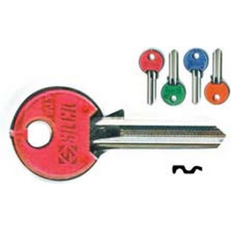 10PZ chiavi cilindri 5 spine piccole cs7nsl cs7nsl dx slim fluo colori assortiti