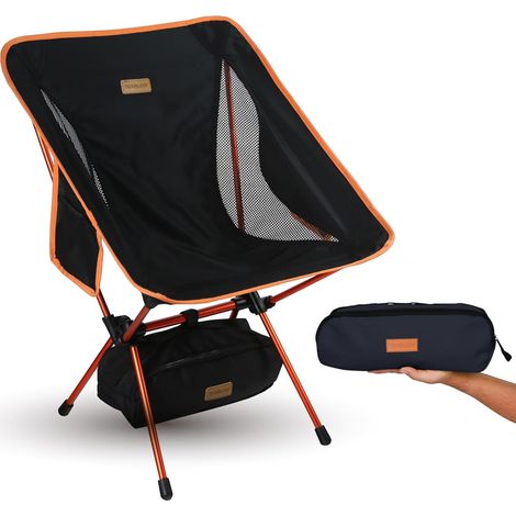 TREKOLOGY Folding Camping Chair – Portable, Lightweight, Folding Outdoor Beach Chair – Chairs for Outdoors, Picnics, Concerts, Fishing – Bag Included