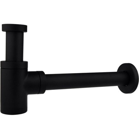 FugaFlow Efficiente Sobrado siphon bas noir mat (1/4)