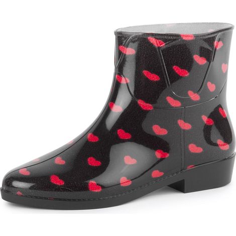 Ladeheid Bottines Bottes de Pluie Chaussure Femme LAZT201802 (Motif-13, 41 EU)