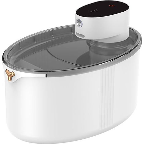 Kabelloser Katzenbrunnen (2,5 l) mit Bewegungssensor, automatischer Wasserspender für Haustiere, 2 Durchflussmodi, leiser elektrischer Wasserspender (1/4)