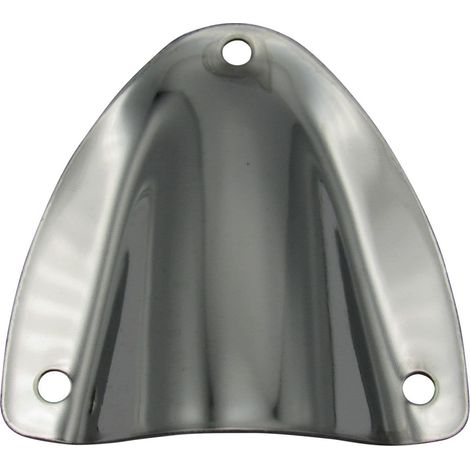 Stainless Steel Clamshell Air Vent (55MM x 57MM Grille Metal Boat Duct) (1/5)