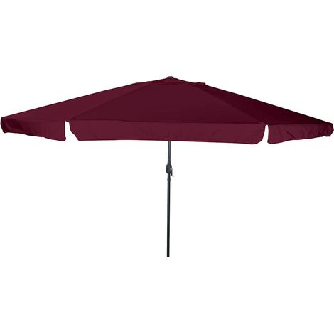 Garten-Sonnenschirm Bordeauxrot 394 x 394 x 248 cm