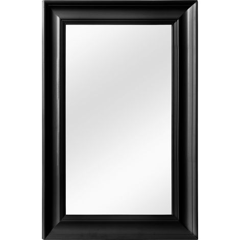 Premier Housewares Urban Matte Black Wall Mirror (1/2)