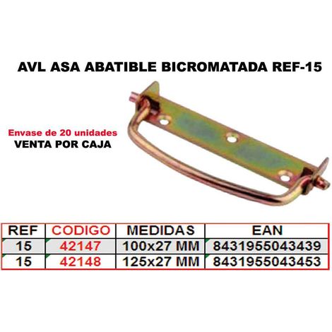 AVL ASA Abatible Bicromatada 125x27 mm Ref-15