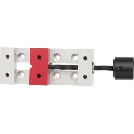 Étau Plat - Mini Pince Plate Pour Établi Et Perceuse - Plage De Serrage 50 Mm - Aluminium - 1 Pièce (1/5)
