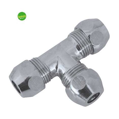 Tee per rame Ambra cromato