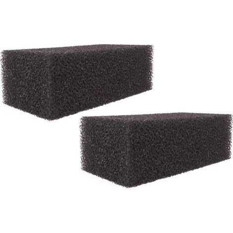 Filterschwamm schwarz 2 Stück für Hang On Filter HBL-701