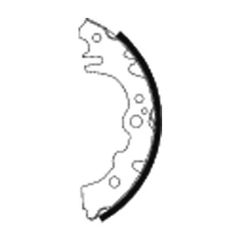 Jeu de mâchoires de frein Textar 91068000 DAIHATSU 04495B2220 04495B2220000