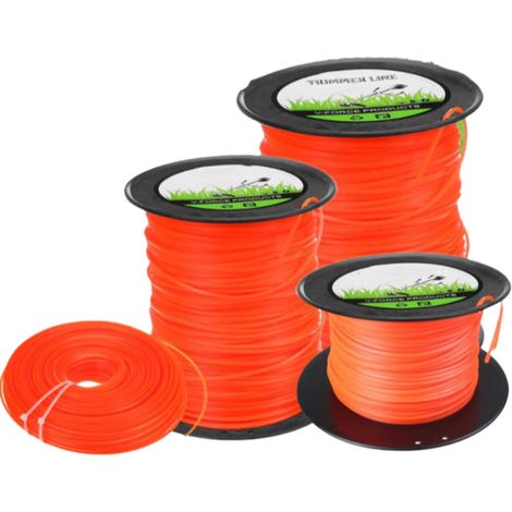 Cordon De Coupe - Fil Nylon 2.7 mm - Pour Tondeuse À Gazon Et Débroussailleuse - Longueur 50 M (1/5)