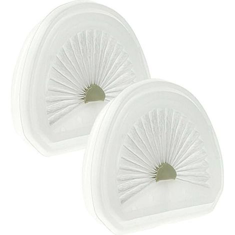 Kit de 2x Filtres d'aspirateur compatible avec Black & Decker Dustbuster série VLPF10 HLVA315J 320J 325J - Filtre à saleté (1/5)