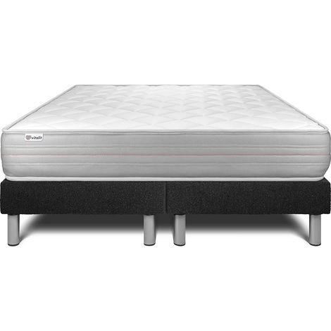 Matratzen- und Lattenrost-Set 2x80x200 cm - Vitalmemo