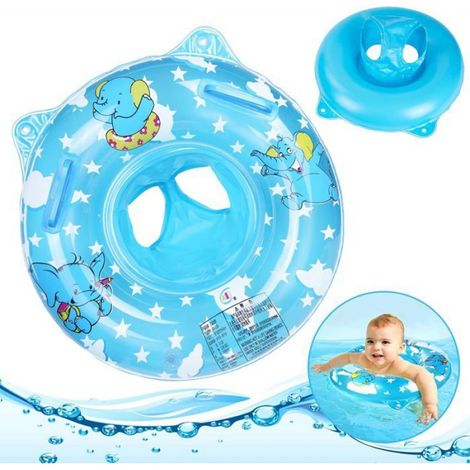 Anneau de Natation pour bébé, Bague de Natation pour bébé Flottant avec siège, Flotteur de Piscine Convient aux bébés de 6 à 36 (1/4)