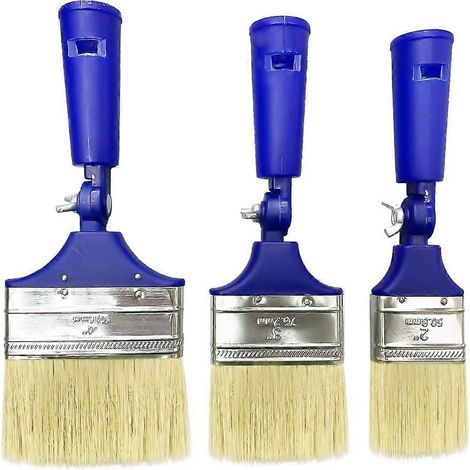 3 pièce Brosse Lot Swivel Brosses – Wall and Ceiling Brosses – Long Reach Brosses – Decorative Brosses – Ea (1/5)