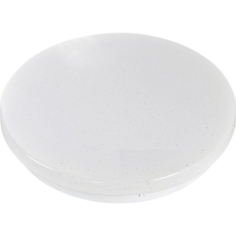 LED Deckenleuchte Juno II mit Sternenhimmel weiß Ø 26 x 5 cm neutralweiß (1/3)