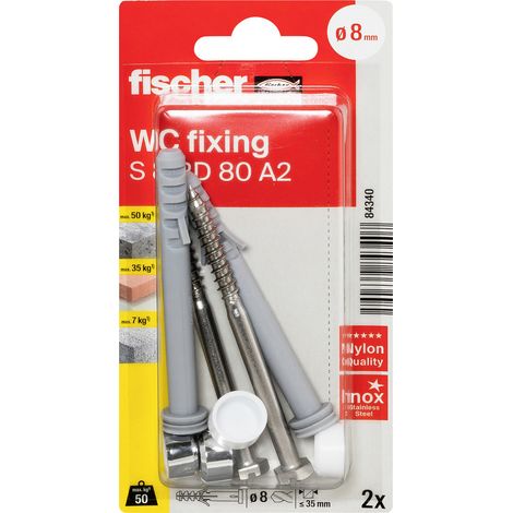 Fischer 084340 S 8 RD 80 K NV Montage-Set 80 mm 8 mm 1 Set (1/5)