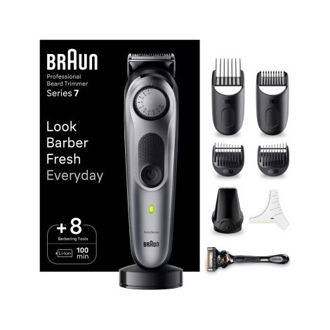 Braun Styler BT7420 tosatrice per barba nera grigia (1/5)