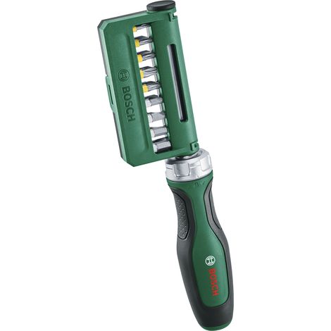 Bosch Hand Tools Bit Ratchet Screwdriver Set 19-Piece 1600A02Z9A (1/5)