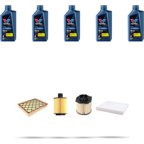 Kit tagliando 4 FILTRI e 5L OLIO compatibile con Opel Insigna 2.0 Cdti 143kw dal 2012 (1/5)