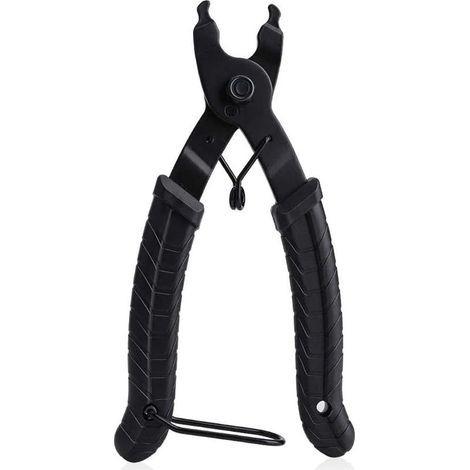 Lien De Vélo Pince, Chain Plier Chaînette Manquante 2 en 1 Opener Closer Remover Pince/Outil De Chaîne De Vélo Compatible avec Toutes Les Chaînes De Réparation De Vitesse (1/4)
