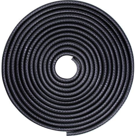 VURAHOME - Lilaris Protections Bord Portière de Voiture en Forme de U Protecteur pour La Porte de Voiture en Caoutchouc Anti-collision Protéger 5M (Noir)Une pièce (1/5)