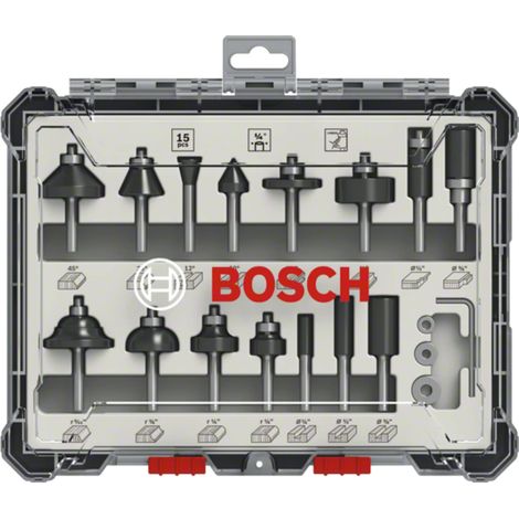 Bosch - Set di frese da 15 pezzi 2607017473