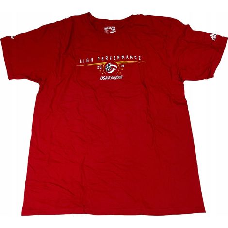 Camiseta roja de hombre talla XL de Adidas USA Volleyball (1/3)