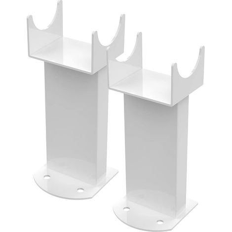 Floor Mounting Brackets for Flat Panel Radiator 2PC/Set (White)